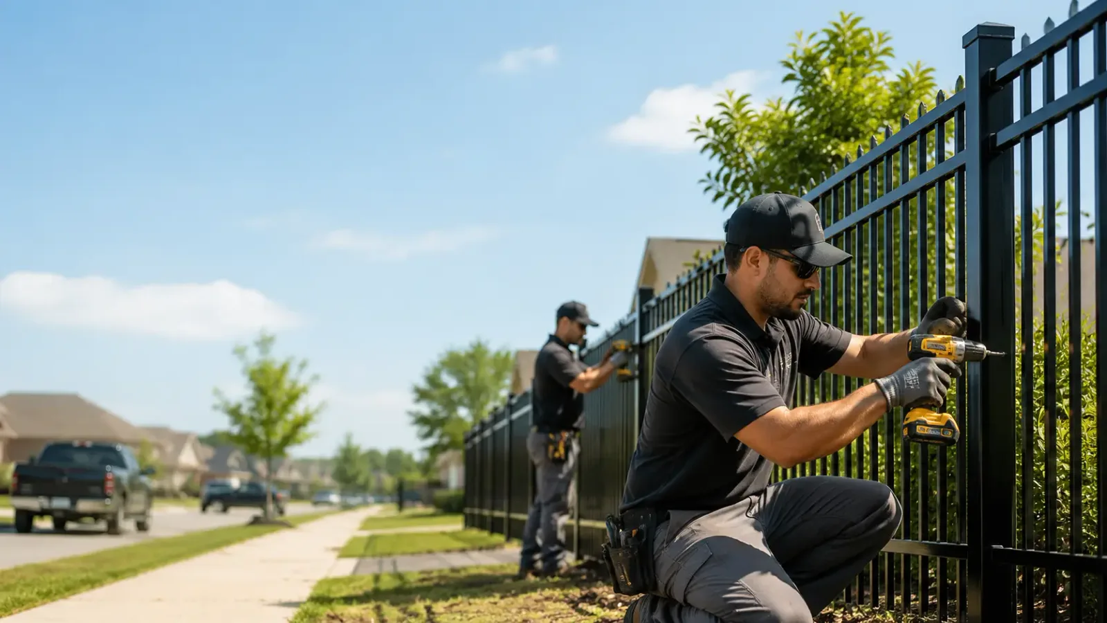 Metal Fence Installation in Edmond, WV